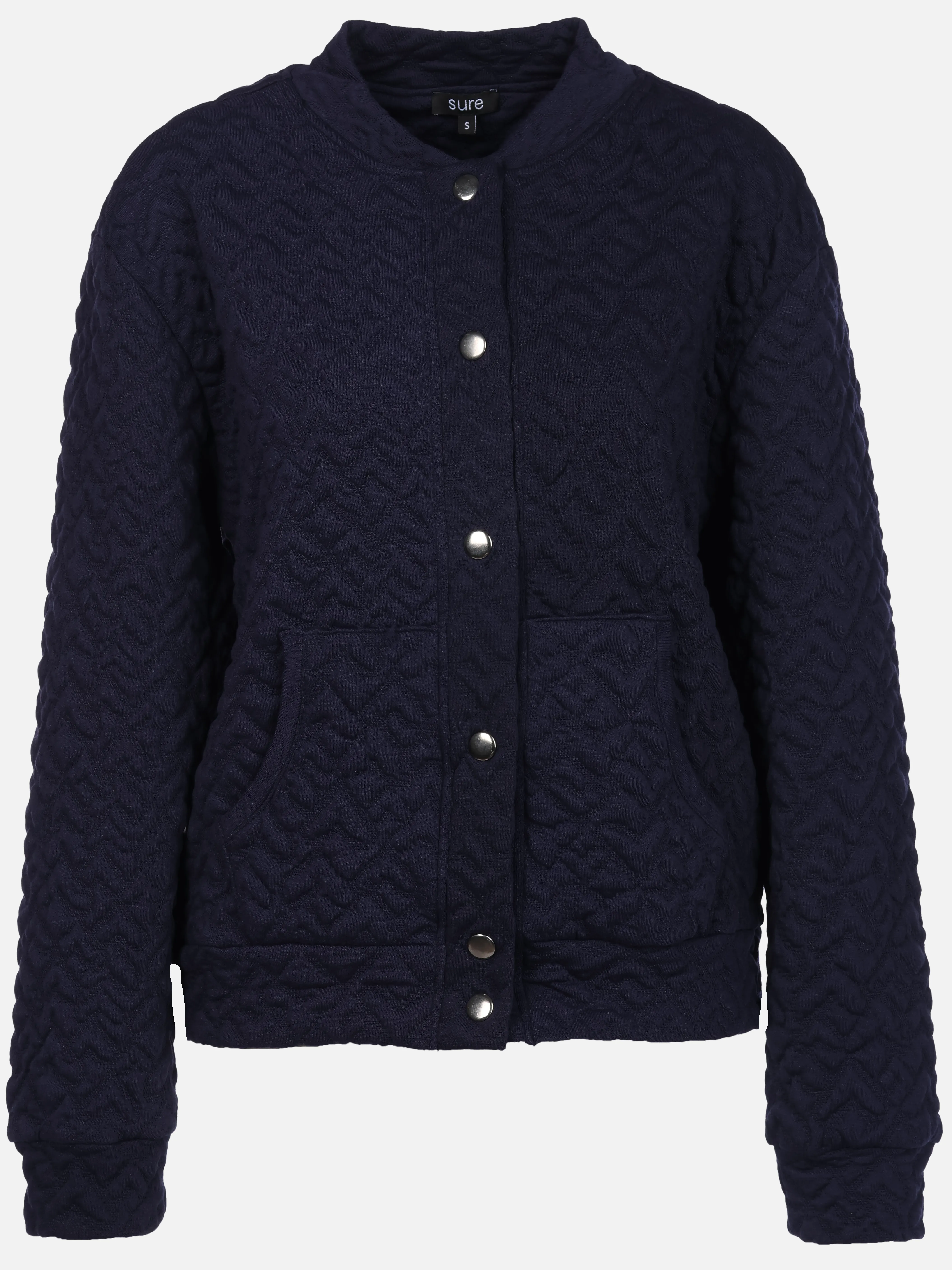 Sure Da-Sweatjacke in Cloquéware Blau 921259 SAPPHIRE 1